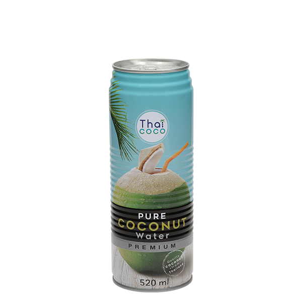 Canned Coconut water 520 ml.